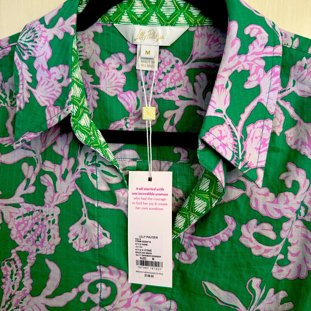 NWT Lilly Pulitzer Jae Tunic, Medium - Picture 5 of 7